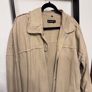 Blank NYC Beige Jacket